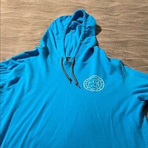 Blue Puppie Love lightweight Hoodie
